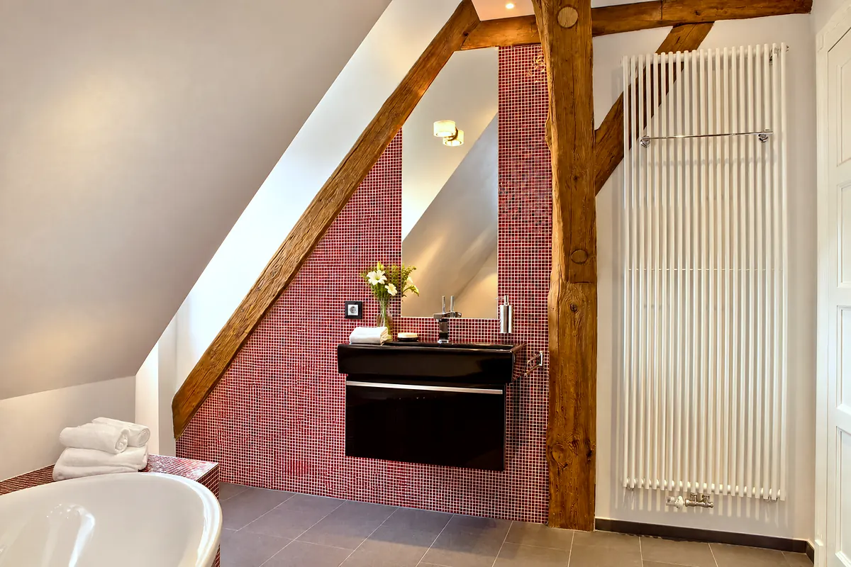 Washbasin, 13 Silberreiher