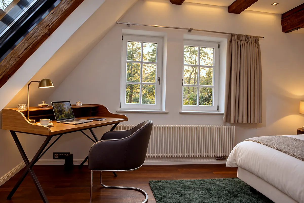 Arbeitsplatz, 13 Silberreiher