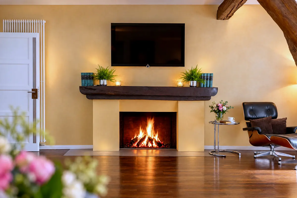 Fireplace, 14 Schwarzer Schwan