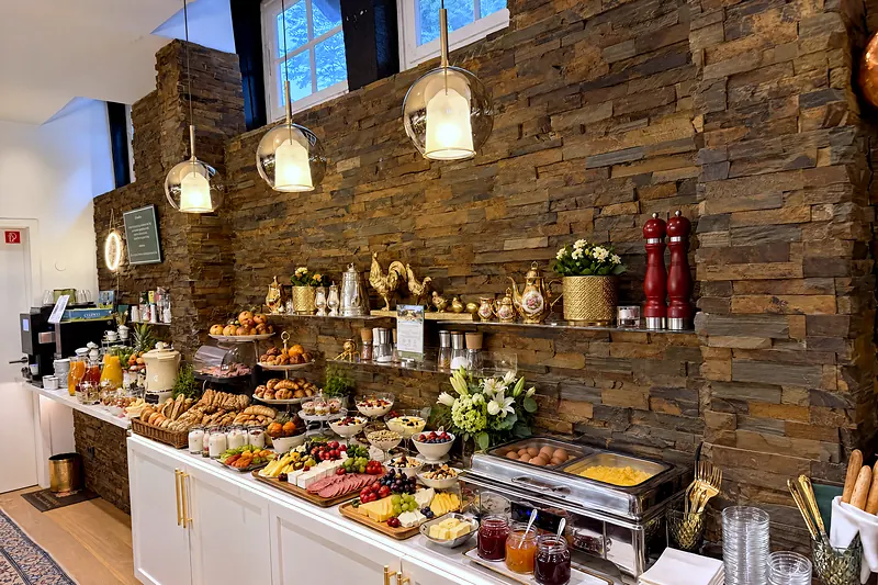 Das Frühstücksbuffet