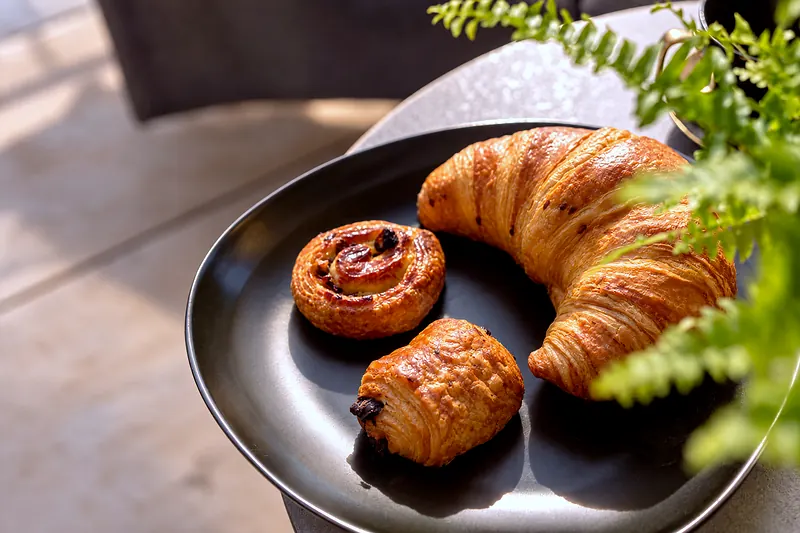 Croissants from the buffet