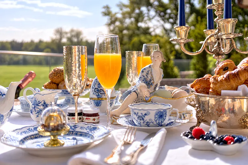 A breakfast plate