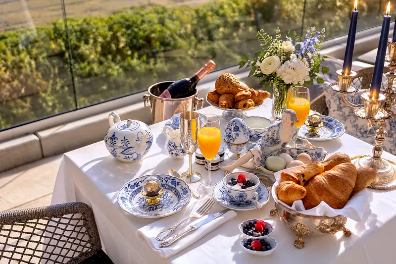 Breakfast on the terrace