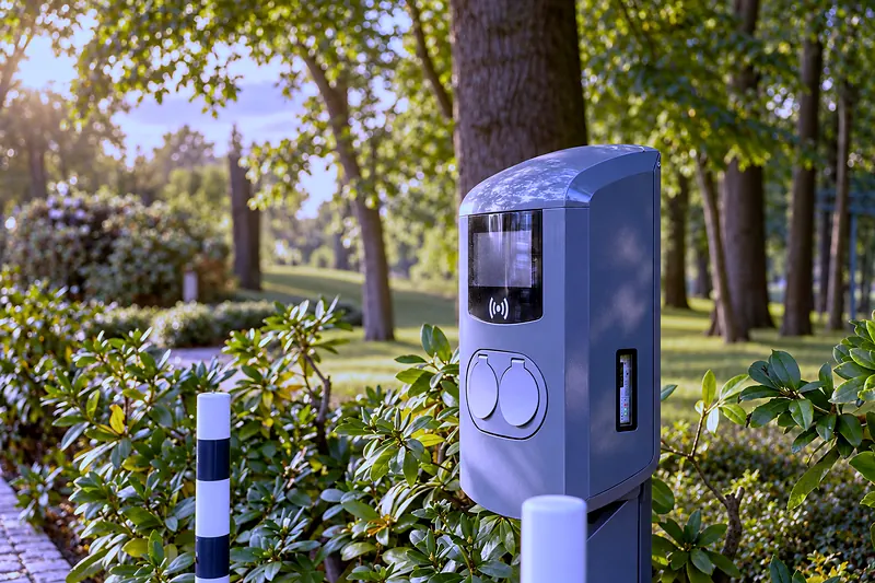 Die Ladesäule für Elektroautos
