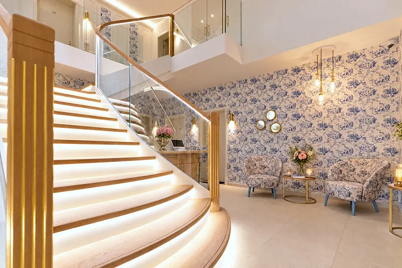 The stairs