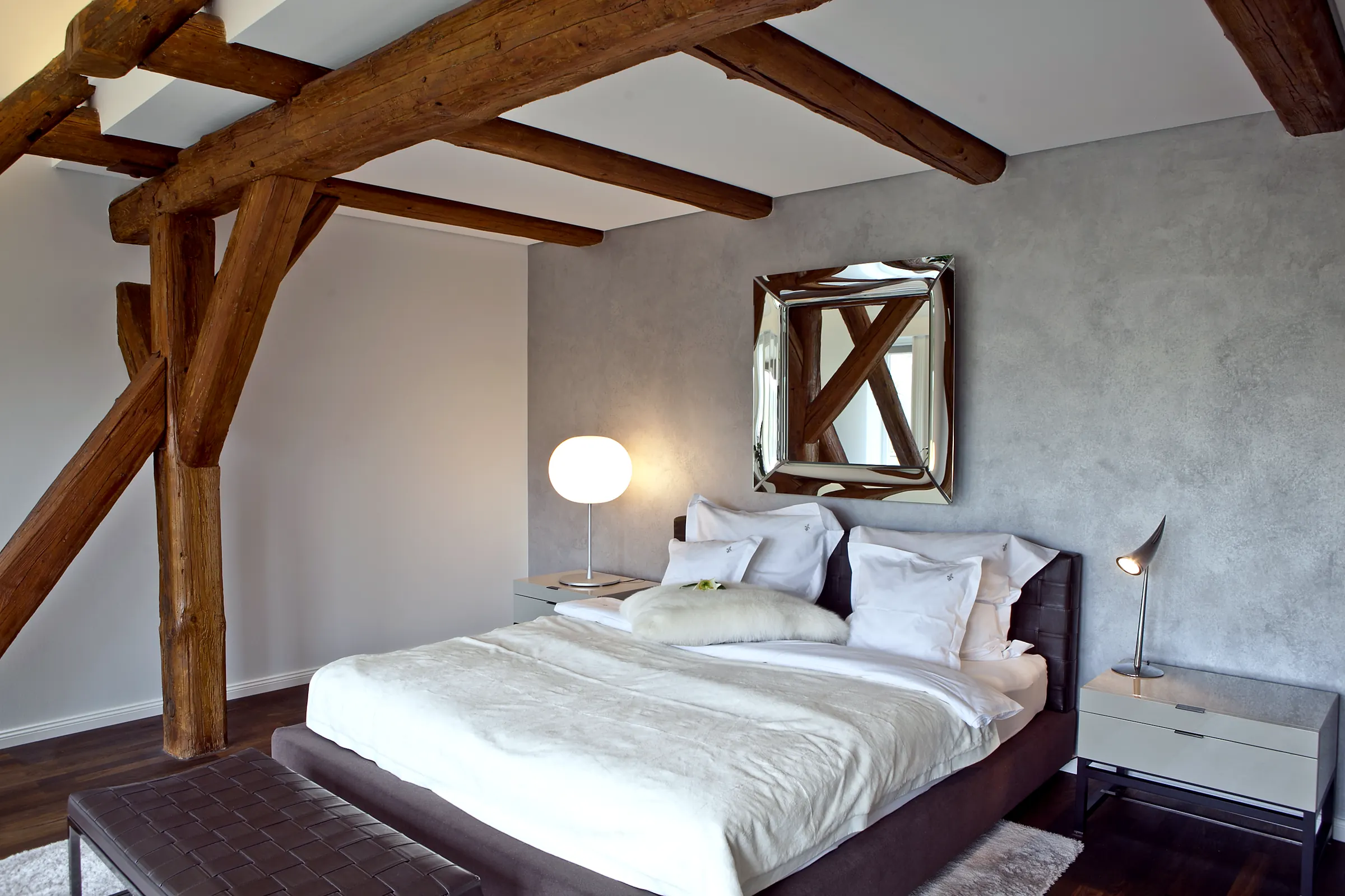 Silberreiher, 197 m², Open kitchen, two levels, bathroom under the roof